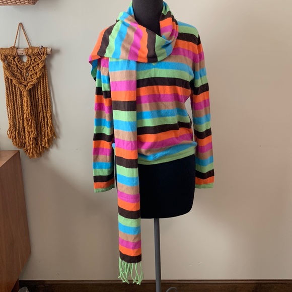 Mainbocher pure cashmere sweater and scarf set. Amazing condition! - Picture 3 of 10